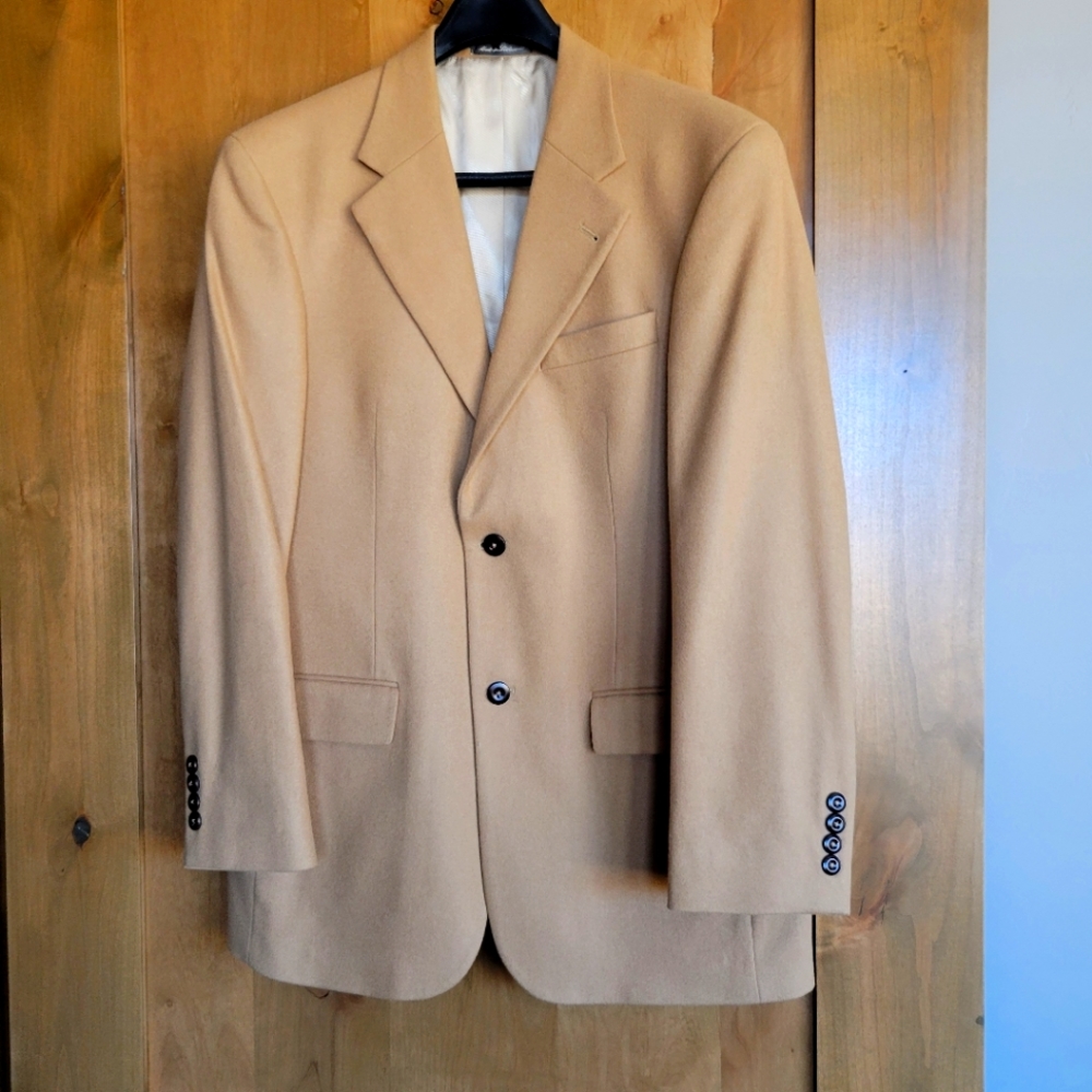 Oscar De LA Renta camel jacket